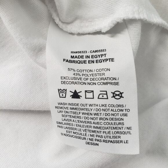 Nike Shirt Girls Large White Dri Fit Loose Fit Athletic Short Sleeve Ruffle Gym - Picture 10 of 16